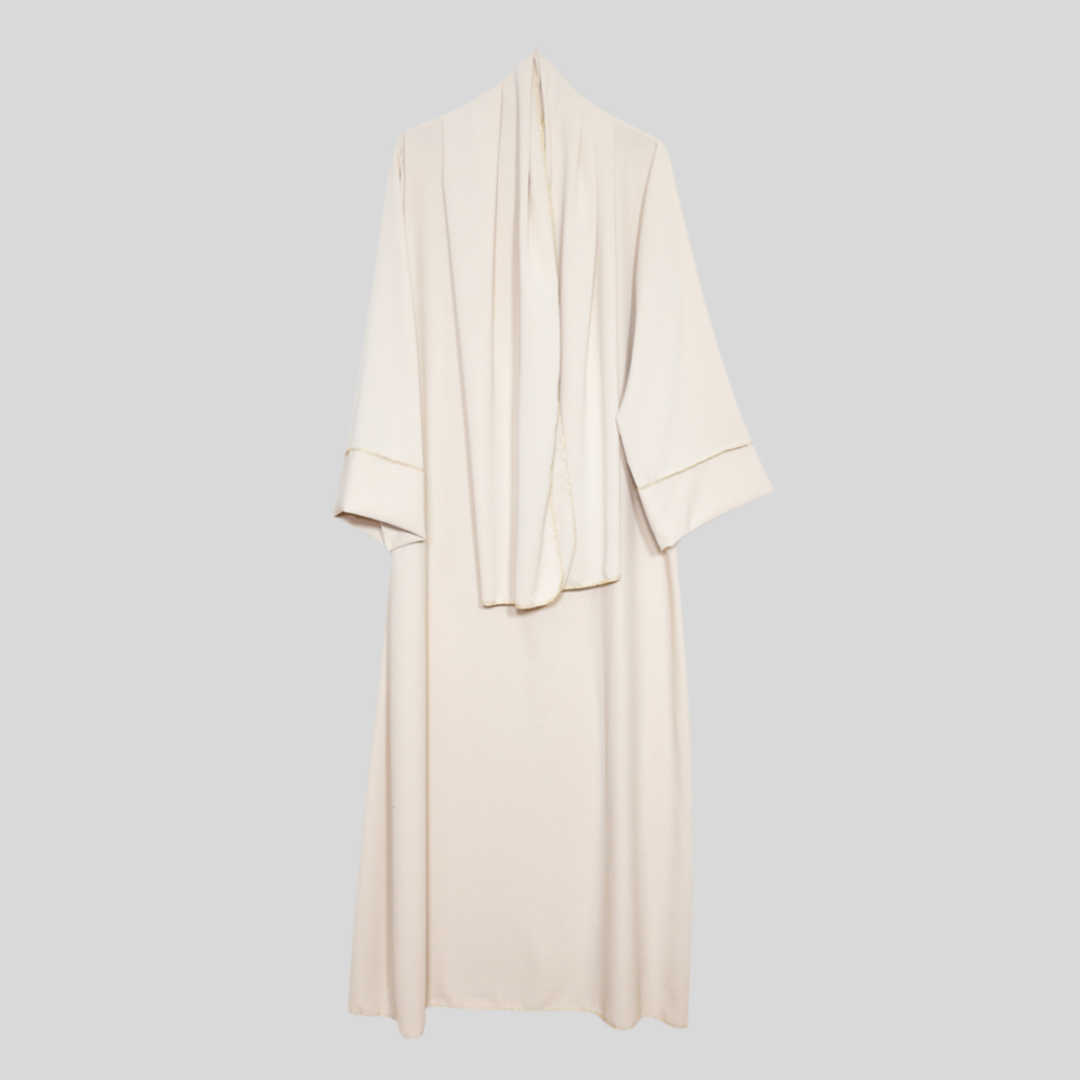 Abaya Safira met aangehechte hijab