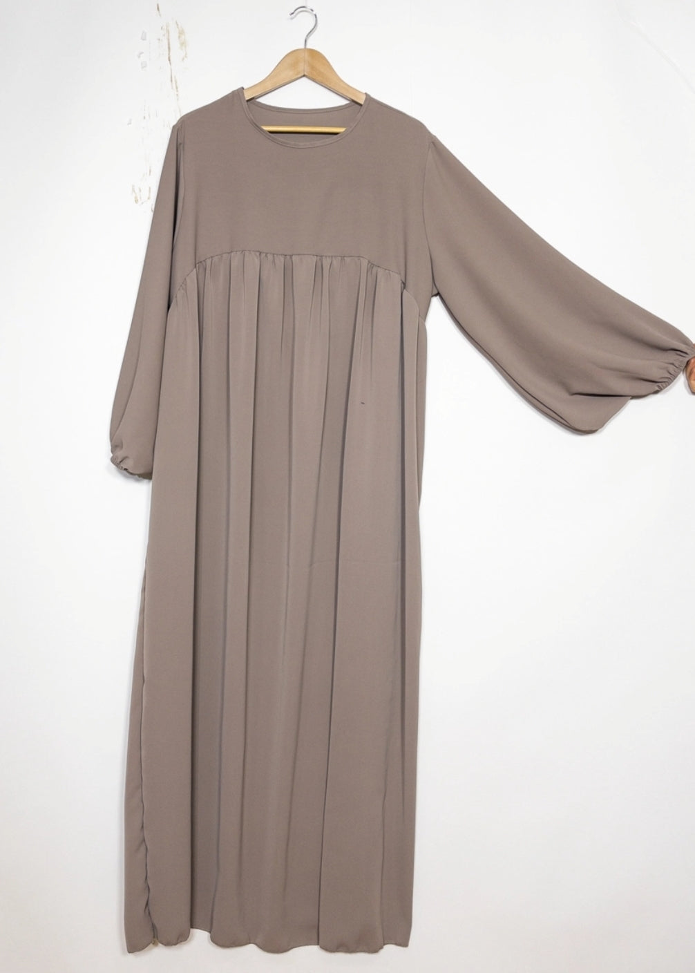 Abaya Lina à manches bouffantes