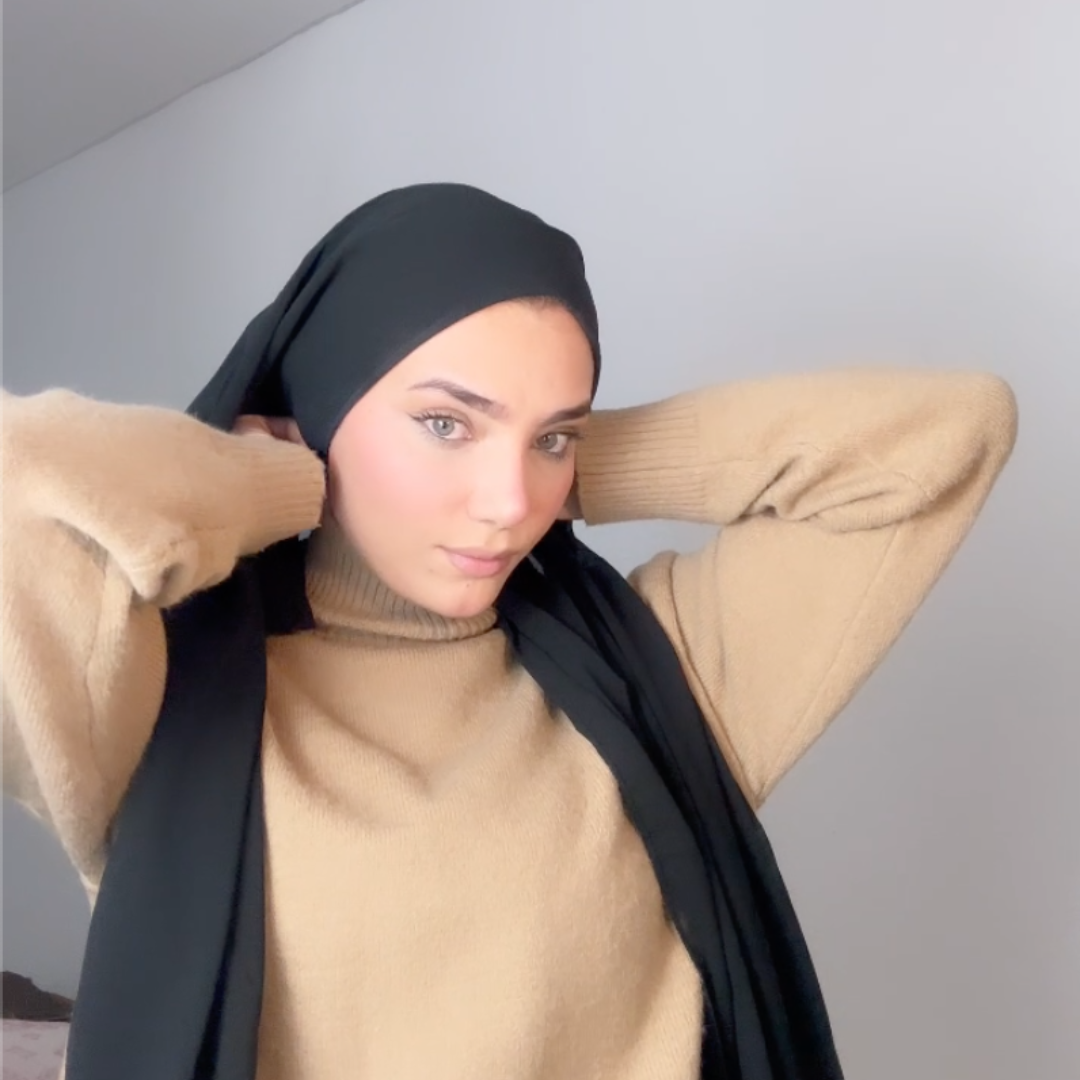 Chiffon Hijab zum binden