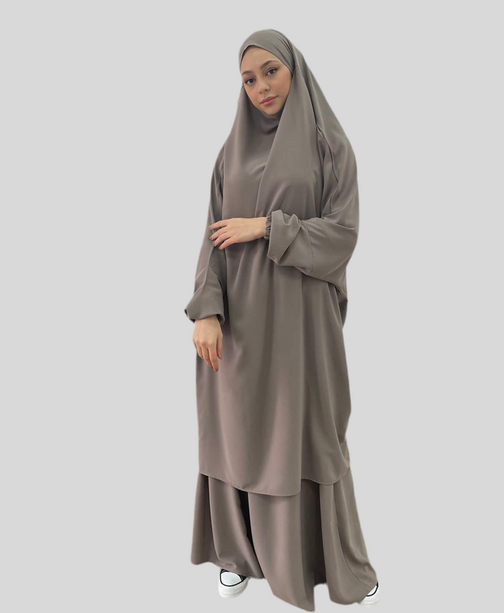 Hoogwaardige jilbab 2-delig