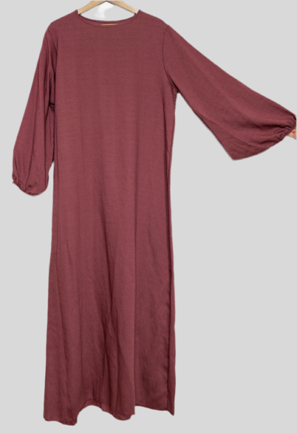 Abaya Malika aus Jazzstoff mit Ballonärmeln
