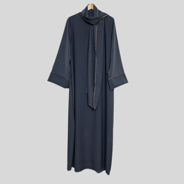 Abaya Safira met aangehechte hijab