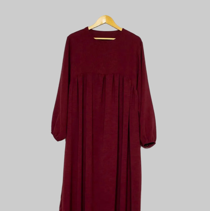 Abaya Lina mit Puffärmeln Jazzstoff