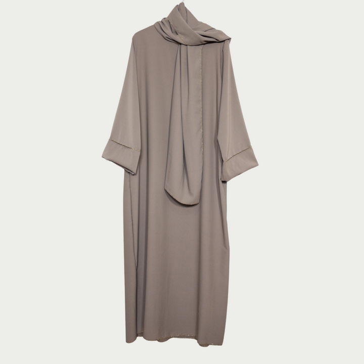 Abaya Safira avec hijab attaché