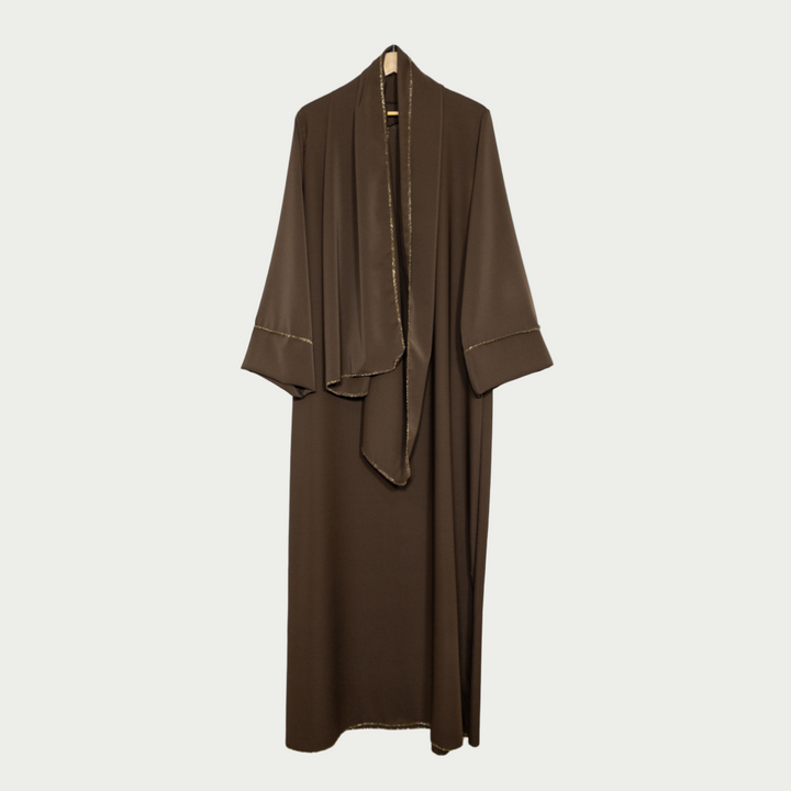 Abaya Safira met aangehechte hijab