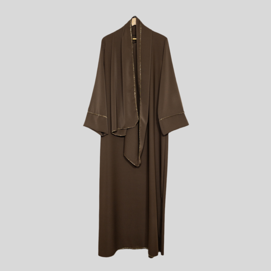 Abaya Safira met aangehechte hijab