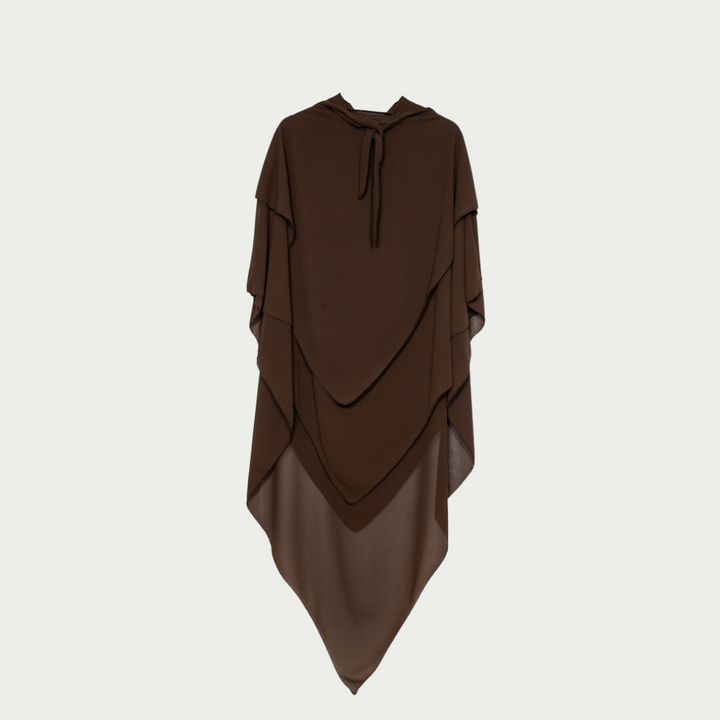 Khimar Muna 3 lagen gemaakt van chiffon