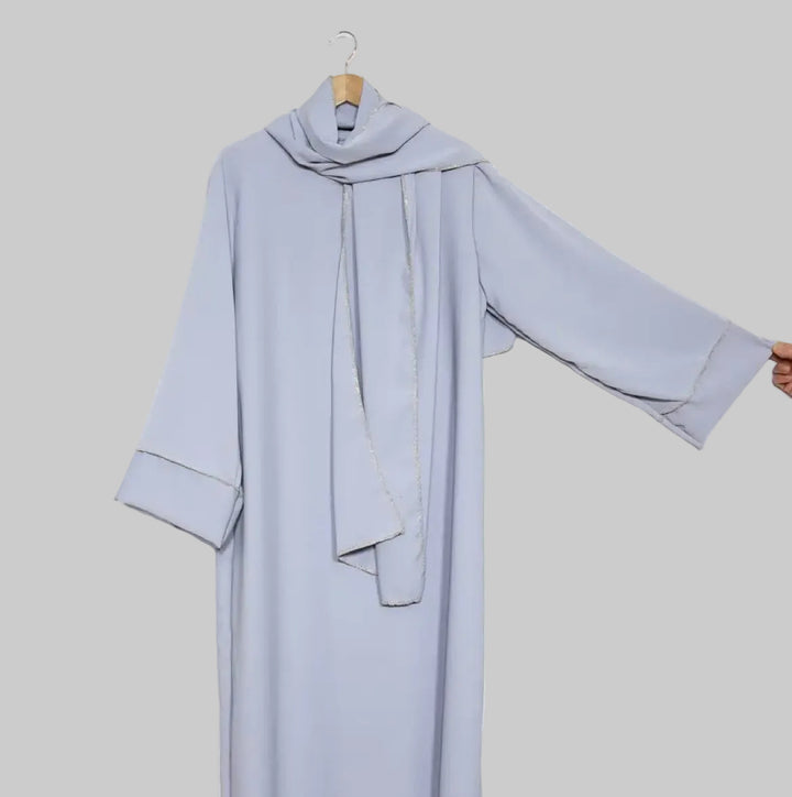Abaya Safira met aangehechte hijab
