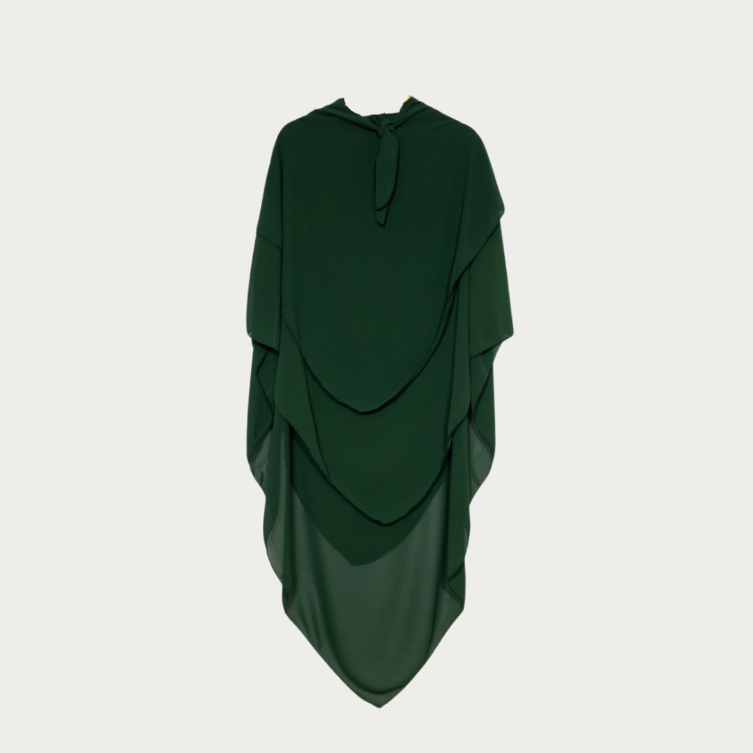 Khimar Muna 3 lagen gemaakt van chiffon